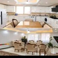 ۱۲۸ متری ۳ خواب فول امکانات سالن پرده خور خوش نقشه